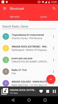 Internet Radio Player android App screenshot 13