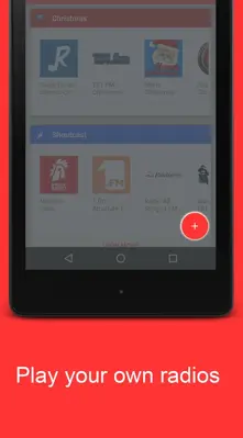 Internet Radio Player android App screenshot 4